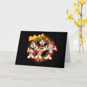 Animaniacs | Hallo-o-o Retro Equalizer Graphic Kaart (Gele Bloem)