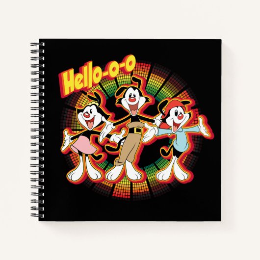 Animaniacs | Hallo-o-o Retro Equalizer Graphic Notitieboek (Voorkant)