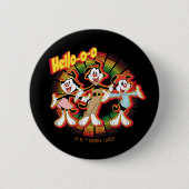Animaniacs | Hallo-o-o Retro Equalizer Graphic Ronde Button 5,7 Cm (Voorkant)