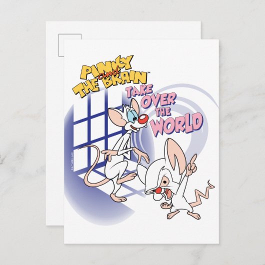 Animaniacs | Overname wereldbeeld Briefkaart (Voorkant / Achterkant)