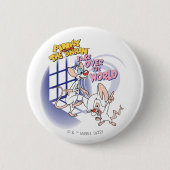 Animaniacs | Overname wereldbeeld Ronde Button 5,7 Cm (Voorkant)
