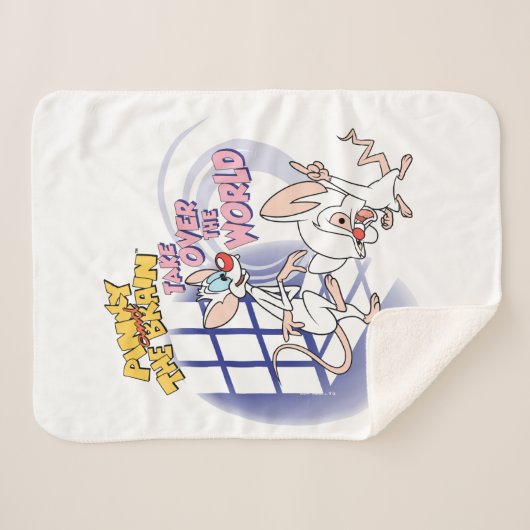 Animaniacs | Overname wereldbeeld Sherpa Deken (Voorkant (horizontaal))