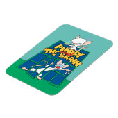 Animaniacs | Pinky and The Brain Cage Graphic Magneet (Linkerzijde)