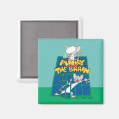 Animaniacs | Pinky and The Brain Cage Graphic Magneet (Voorkant / Achterkant)