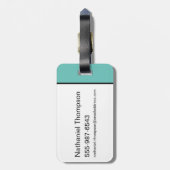 Animaniacs | Pinky en Brain Cage Graphic Bagagelabel (Achterkant verticaal)