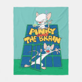 Animaniacs | Pinky en Brain Cage Graphic Fleece Deken (Voorkant)
