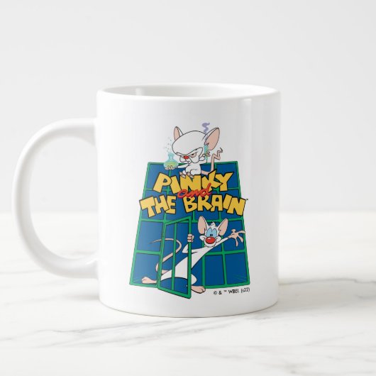 Animaniacs | Pinky en Brain Cage Graphic Grote Koffiekop (Links)