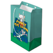 Animaniacs | Pinky en Brain Cage Graphic Medium Cadeauzakje (Achterkant Gekanteld)