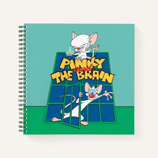 Animaniacs | Pinky en Brain Cage Graphic Notitieboek (Voorkant)
