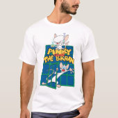 Animaniacs | Pinky en Brain Cage Graphic T-shirt (Voorkant)