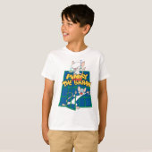 Animaniacs | Pinky en Brain Cage Graphic T-shirt (Voorkant volledig)