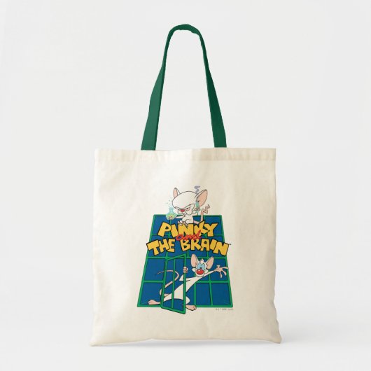 Animaniacs | Pinky en Brain Cage Graphic Tote Bag (Voorkant)