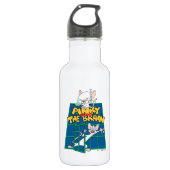 Animaniacs | Pinky en Brain Cage Graphic Waterfles (Voorkant)