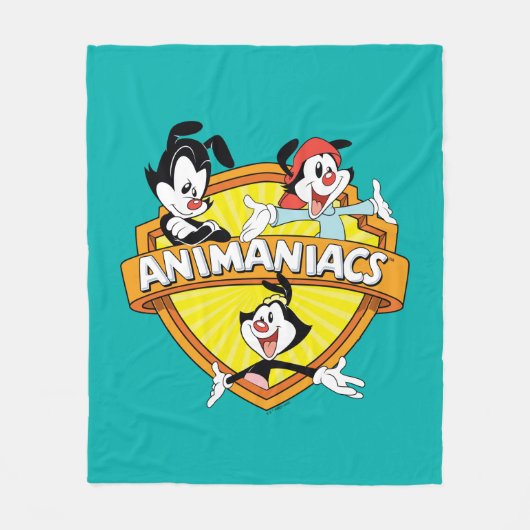 Animaniacs | Warner Brothers & Zuster WB Shield Fleece Deken (Voorkant)