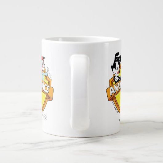 Animaniacs | Warner Brothers & Zuster WB Shield Grote Koffiekop (Achterkant)