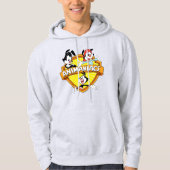 Animaniacs | Warner Brothers & Zuster WB Shield Hoodie (Voorkant)
