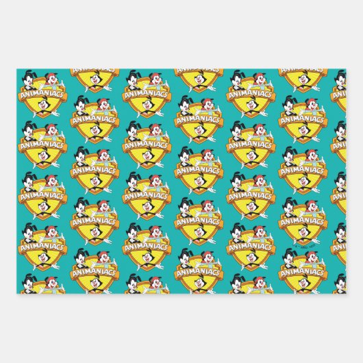Animaniacs | Warner Brothers & Zuster WB Shield Inpakpapier Vel (Voorkant)