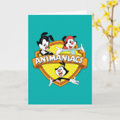 Animaniacs | Warner Brothers & Zuster WB Shield Kaart (Gele Bloem)