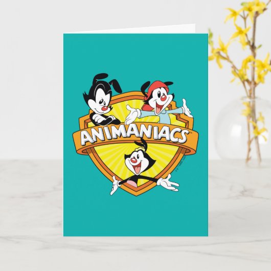 Animaniacs | Warner Brothers & Zuster WB Shield Kaart (Gele Bloem)