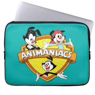 Animaniacs   Warner Brothers & Zuster WB Shield Laptop Sleeve