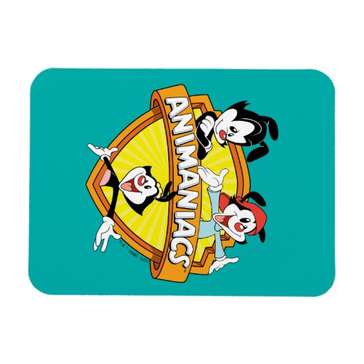 Animaniacs | Warner Brothers & Zuster WB Shield Magneet (Horizontaal)