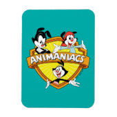 Animaniacs | Warner Brothers & Zuster WB Shield Magneet (Verticaal)