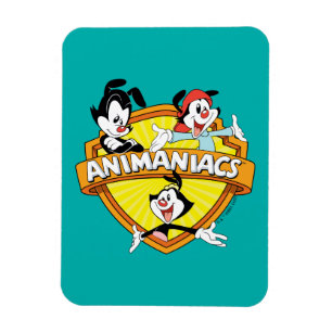 Animaniacs   Warner Brothers & Zuster WB Shield Magneet
