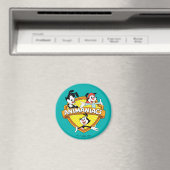 Animaniacs | Warner Brothers & Zuster WB Shield Magneet (Insitu (Vaatwasser))