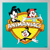 Animaniacs | Warner Brothers & Zuster WB Shield Poster (Voorkant)