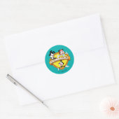 Animaniacs | Warner Brothers & Zuster WB Shield Ronde Sticker (Envelop)
