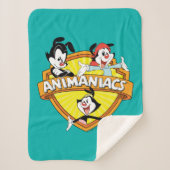 Animaniacs | Warner Brothers & Zuster WB Shield Sherpa Deken (Voorkant)