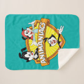 Animaniacs | Warner Brothers & Zuster WB Shield Sherpa Deken (Voorkant (horizontaal))