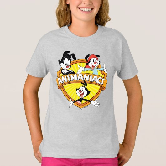 Animaniacs | Warner Brothers & Zuster WB Shield T-shirt (Voorkant)