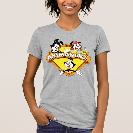 Animaniacs | Warner Brothers & Zuster WB Shield T-shirt (Voorkant)