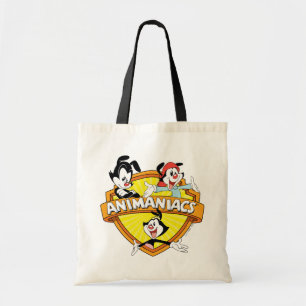 Animaniacs   Warner Brothers & Zuster WB Shield Tote Bag