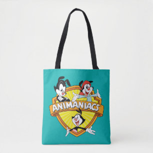 Animaniacs   Warner Brothers & Zuster WB Shield Tote Bag