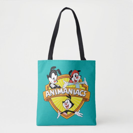 Animaniacs | Warner Brothers & Zuster WB Shield Tote Bag (Voorkant)