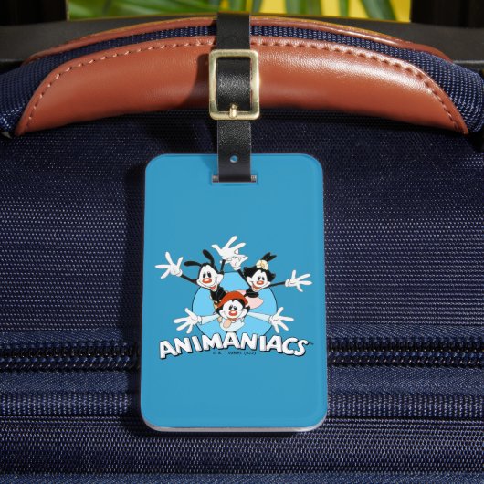 Animaniacs | Warner Siblings Arms Wide Graphic Bagagelabel (Voorkant Insitu 2)