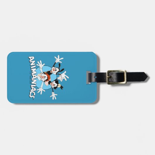 Animaniacs | Warner Siblings Arms Wide Graphic Bagagelabel (Voorkant horizontaal)