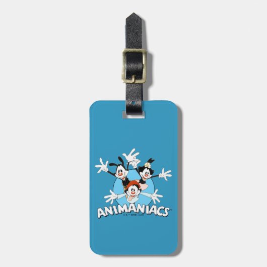 Animaniacs | Warner Siblings Arms Wide Graphic Bagagelabel (Voorkant verticaal)