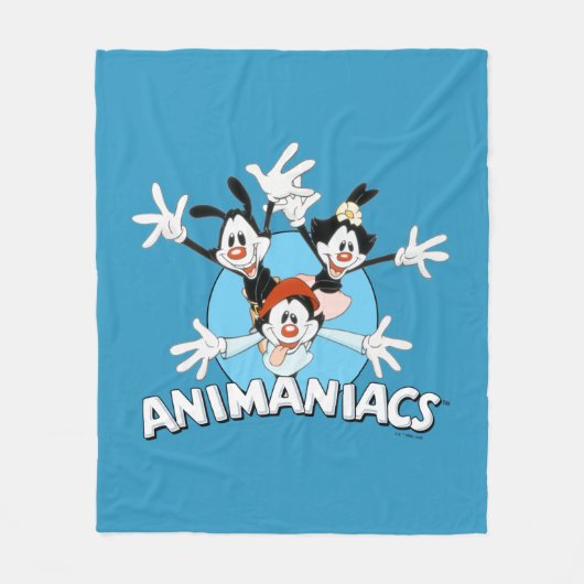 Animaniacs | Warner Siblings Arms Wide Graphic Fleece Deken (Voorkant)