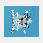 Animaniacs | Warner Siblings Arms Wide Graphic Fleece Deken (Voorkant (Horizontaal))
