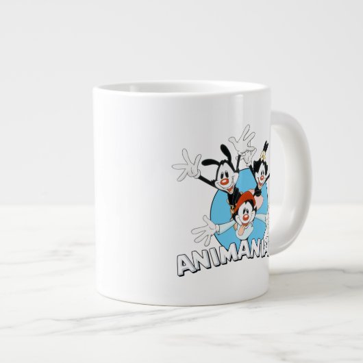 Animaniacs | Warner Siblings Arms Wide Graphic Grote Koffiekop (Voorkant rechts)