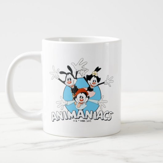 Animaniacs | Warner Siblings Arms Wide Graphic Grote Koffiekop (Links)