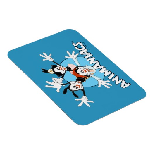 Animaniacs | Warner Siblings Arms Wide Graphic Magneet (Rechterzijde)