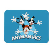 Animaniacs | Warner Siblings Arms Wide Graphic Magneet (Horizontaal)