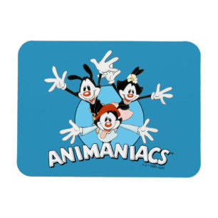Animaniacs   Warner Siblings Arms Wide Graphic Magneet