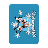 Animaniacs | Warner Siblings Arms Wide Graphic Magneet (Verticaal)