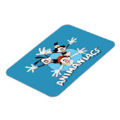 Animaniacs | Warner Siblings Arms Wide Graphic Magneet (Linkerzijde)