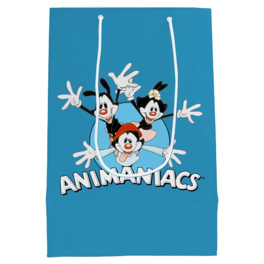 Animaniacs | Warner Siblings Arms Wide Graphic Medium Cadeauzakje (Achterkant)